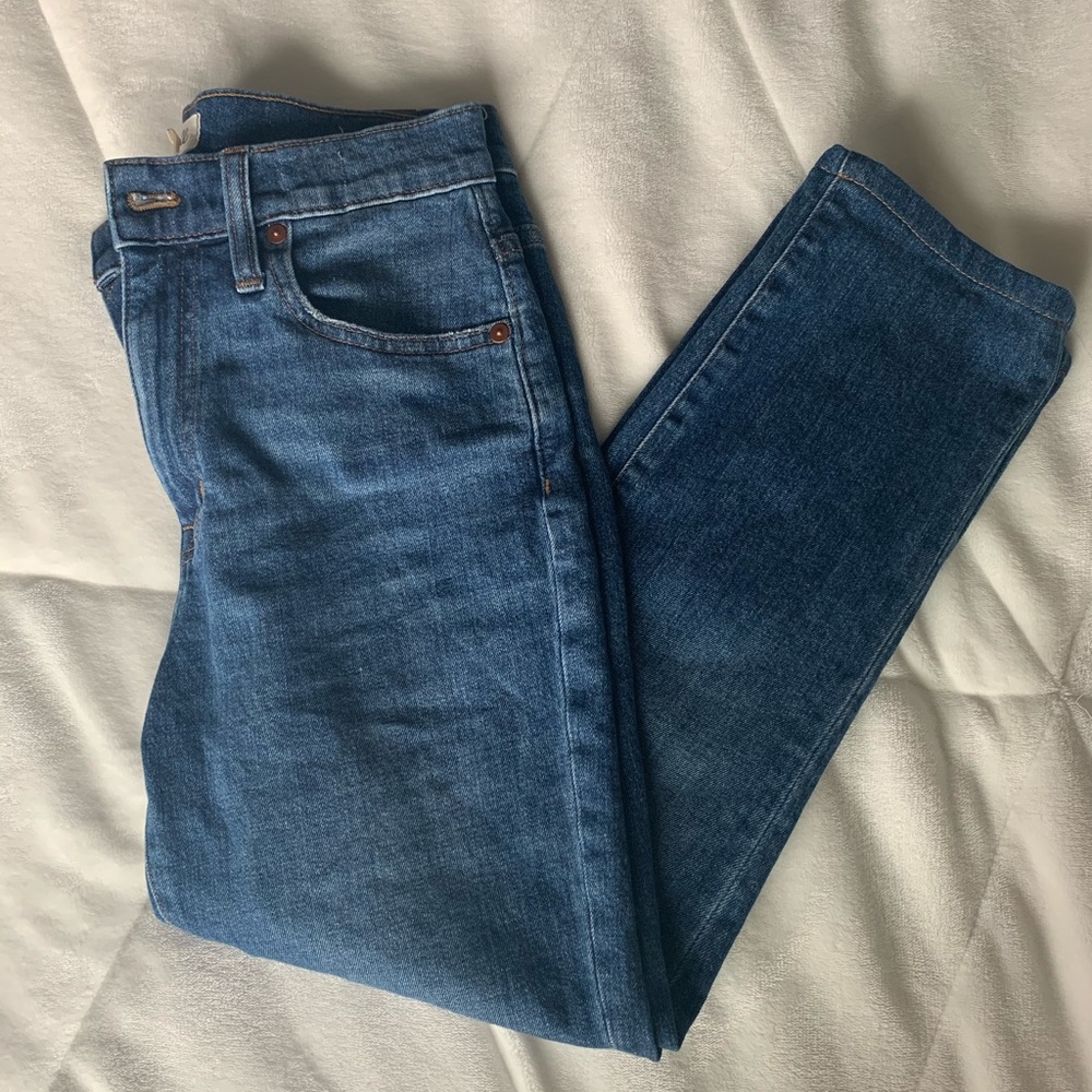 Madewell high rise boyfriend cut jeans